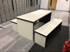 Table and 2 Benches Set - 23 sets available
