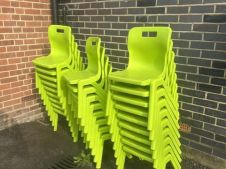 plastic chairs